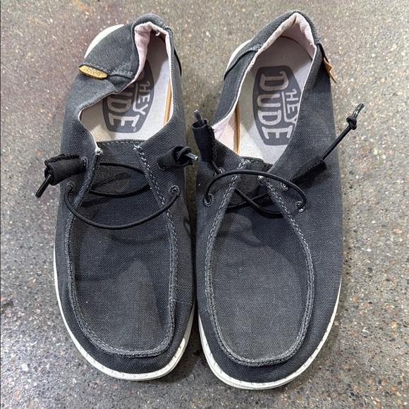 Hey Dude Shoes - Hey Dude Black Loafers Slip-Ons Casual